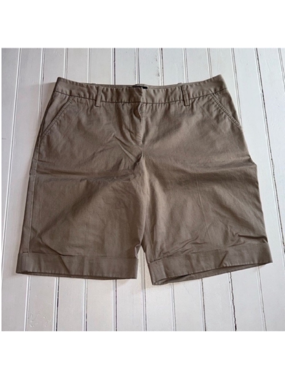 The Limited Cassidy Fit Shorts Khaki Size 10